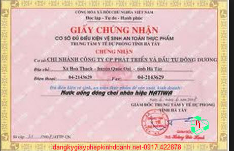 Thay đổi giấy phép kinh doanh